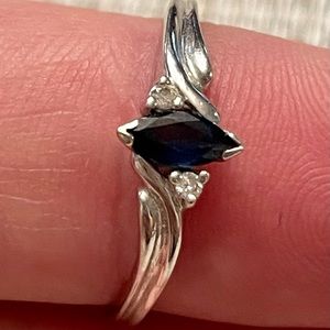 Sapphire and Diamond ring